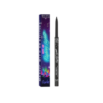 Rude Cosmetics City Of Flashing Lights Micro Retractable Liner - Black - Distacart