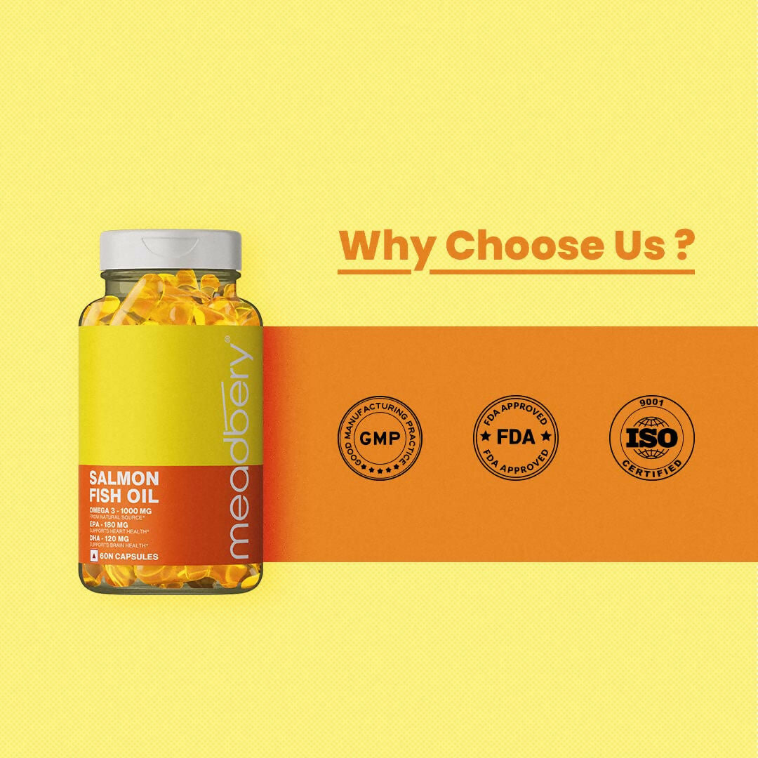 Meadbery Salmon Fish Oil Capsules - Distacart