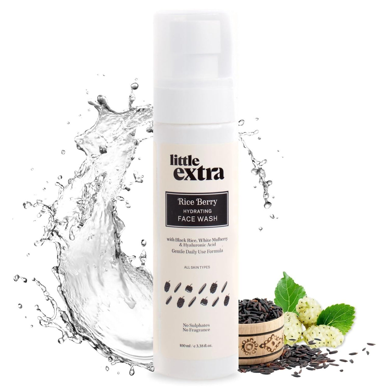 Little Extra Rice Berry Face Wash - Distacart