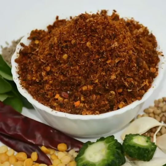 Tenali Ruchulu Kakarakaya(Bitter Gourd) Karam - Dista