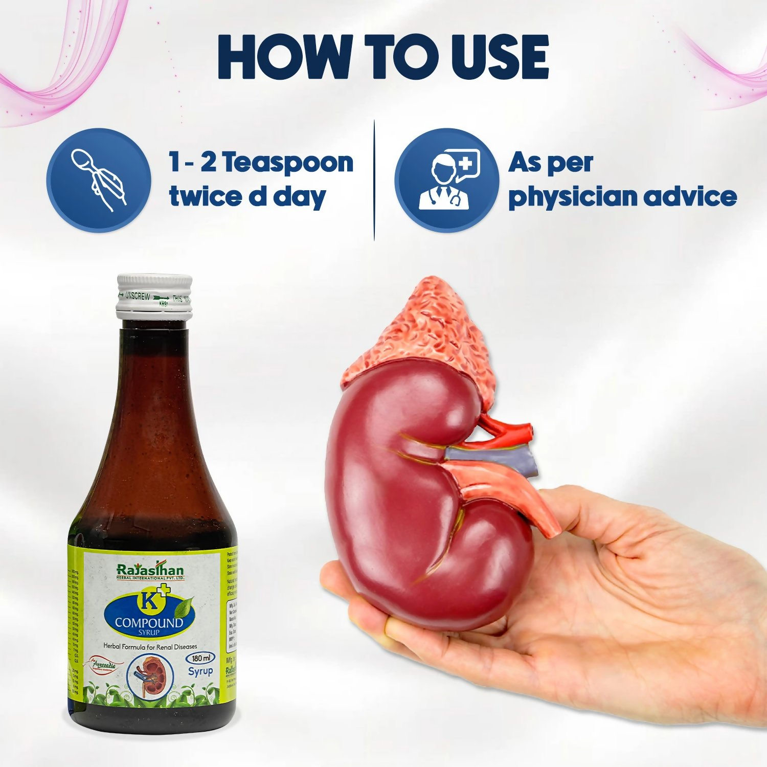 Rajasthan Herbals K+ Compound Syrup