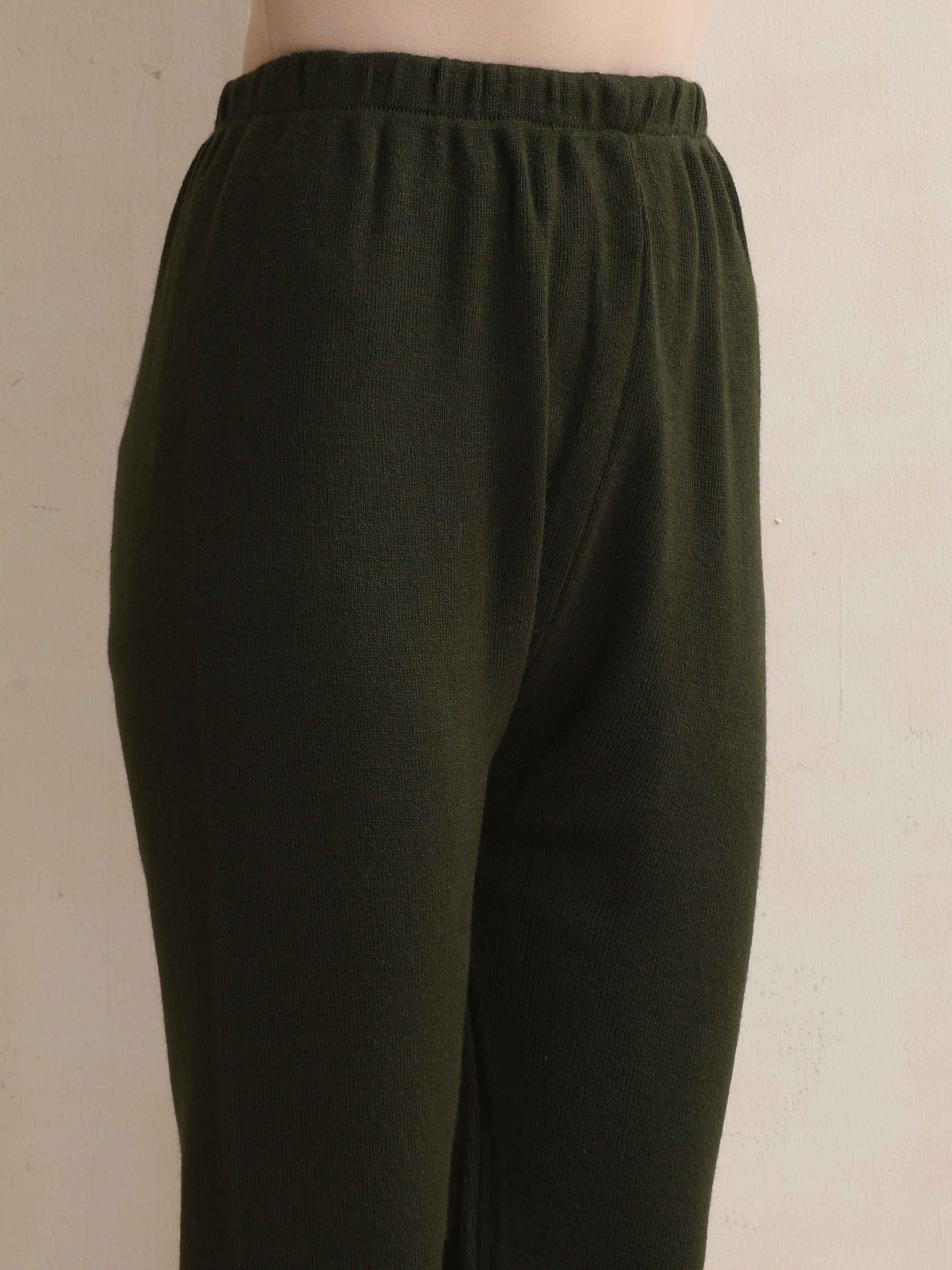 trueBrowns Green Woollen Leggings