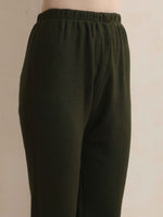 Thumbnail for trueBrowns Green Woollen Leggings