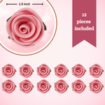 Thumbnail for sugar roses for cake cupcake decoration blush pink 120 gms