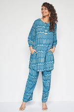 Thumbnail for NOZ2TOZ Women's Floral Printed Knee Length Rayon Co-ords Set - Distacart
