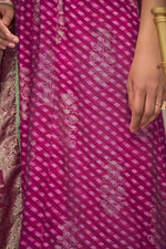 Thumbnail for BulBul Rashmi Fuschia Kurta Set with Dupatta