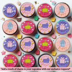 Thumbnail for confect celebration toppers for cakes cupcakes celebration cupcake topper celebration toppers 100gms ct 04