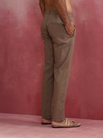 Thumbnail for trueBrowns Men's Grey Cotton Twill Pants - Distacart
