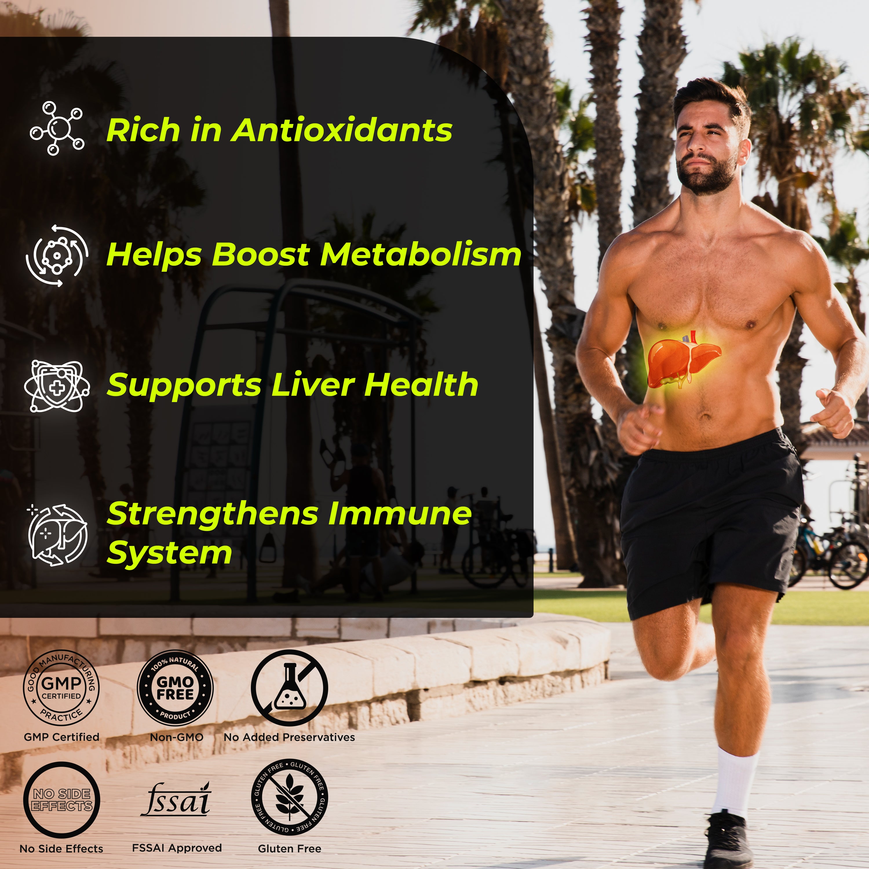 Health Veda Organics Plant Based Liver Detox Capsules - Distacart