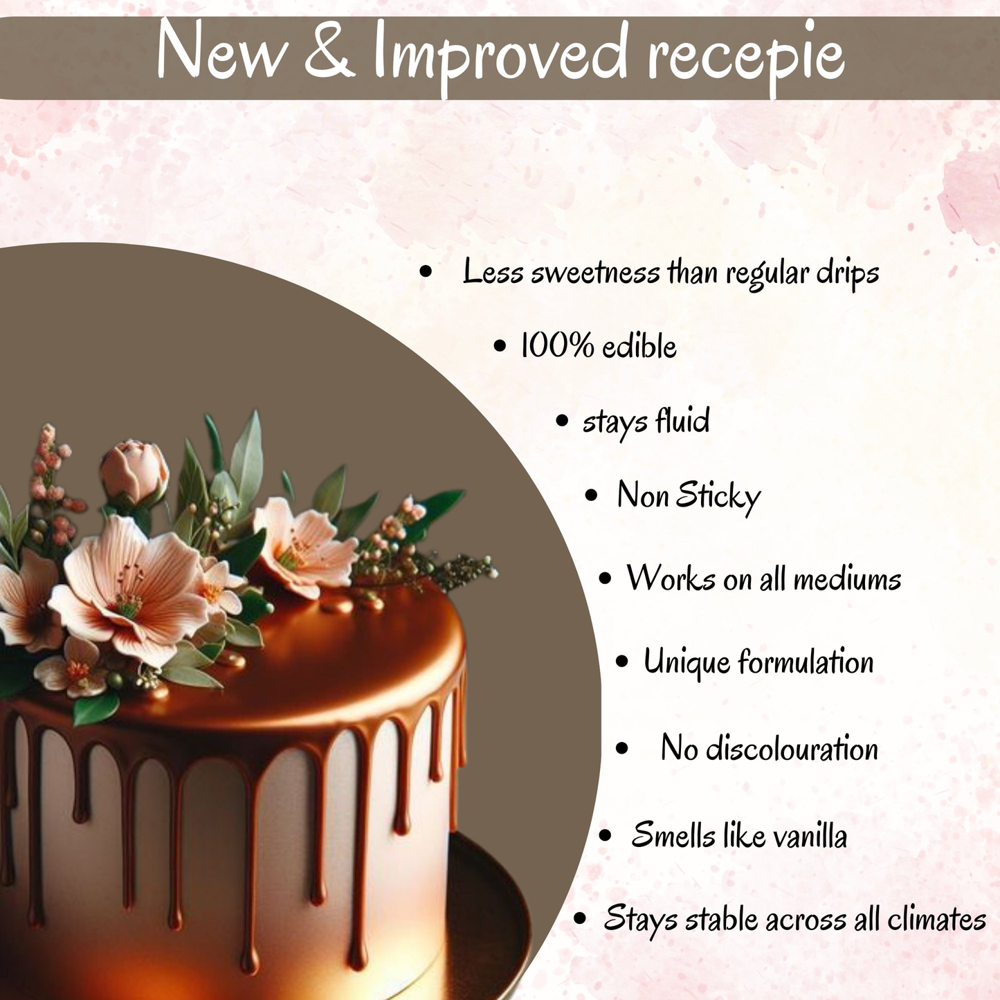 confect showstopper copper drips br b 110 gms b