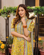 Thumbnail for NOZ2TOZ Women's Floral Printed V Neck Kurti And Pant Set With Printed Dupatta - Distacart