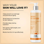 Thumbnail for TYC Sunscreen Face & Body Lotion - Red Grapes, Coconut Oil & Niacinamide | SPF 60++++ - Dista