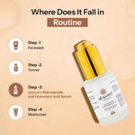 Thumbnail for Glopetra Niacinamide & Hyaluronic Acid Serum For Acne & Dark Spots - Dista
