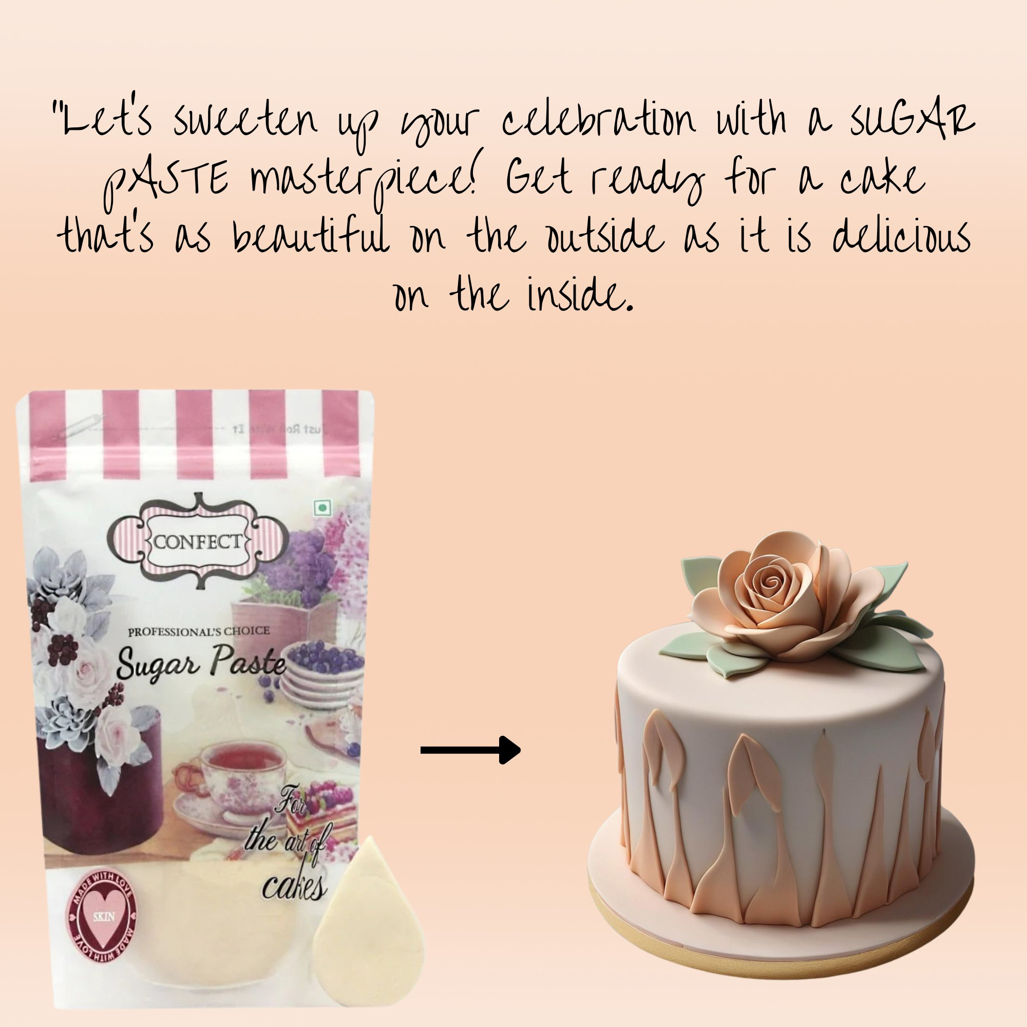 natural skin fondant edible sugarpaste 1kg