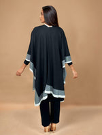 Thumbnail for trueBrowns Black Woollen Kaftan Cape
