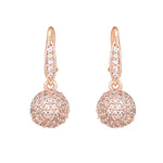Thumbnail for Estele Rose Gold-Polished CZ Beautiful Round Designer Mangalsutra Necklace Set with White Austrian Crystals for Women - Distacart