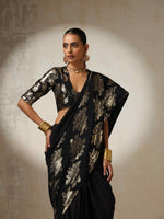 Thumbnail for trueBrowns Black Metallic Blouse