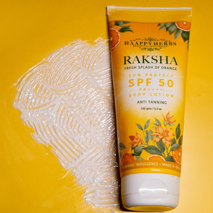 Haappyherbs Raksha Spf 50 Sun Protect Body Lotion - Distacart