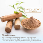 Thumbnail for Nuerma Science Sandalwood(Chandan)  Powder for De Tan, Glowing skin & Ageing Marks