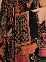 Thumbnail for InWeave Black Multi Ethnic Harem Pant