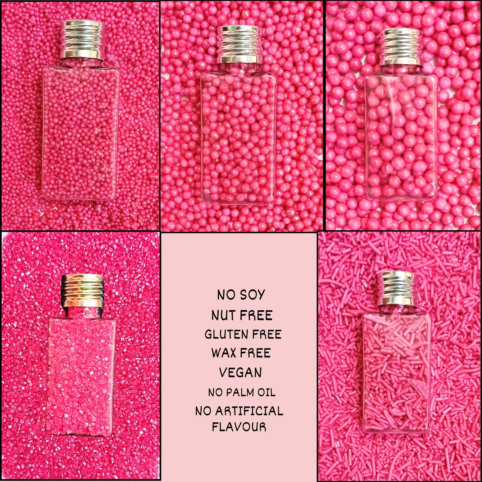 sprinkles for cakes cupcakes decoration usp 7hot pink