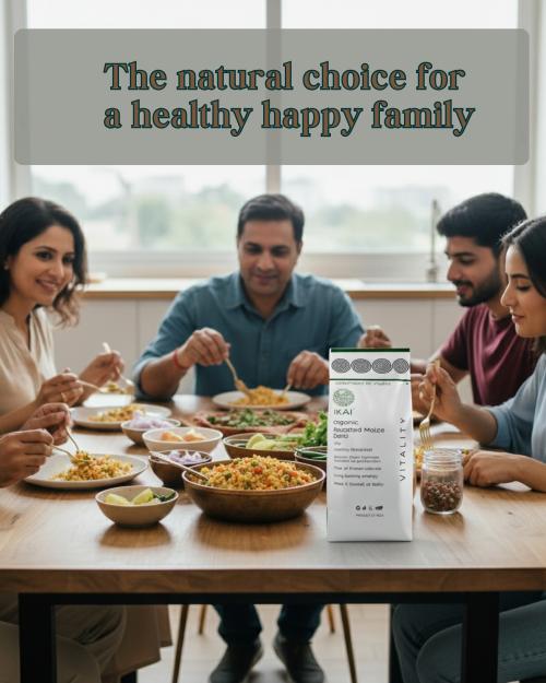 IKAI Organic Roasted Maize Dalia - Distacart