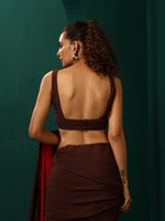 Thumbnail for trueBrowns Cola Muslin Silk Scoop Neck Sleeveless Blouse - Distacart
