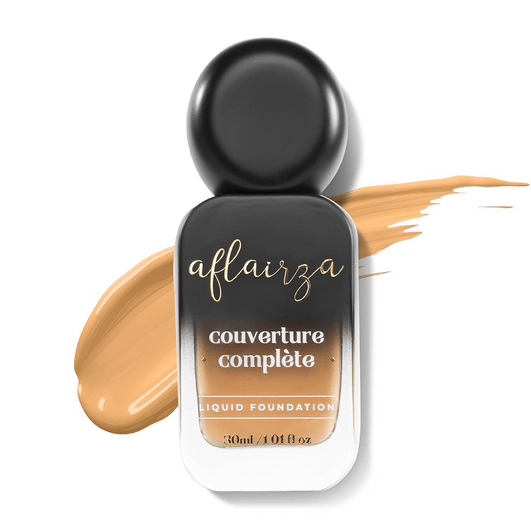 Aflairza Coverture Complete Liquid Foundation with 7 Shades for All Skin Tones