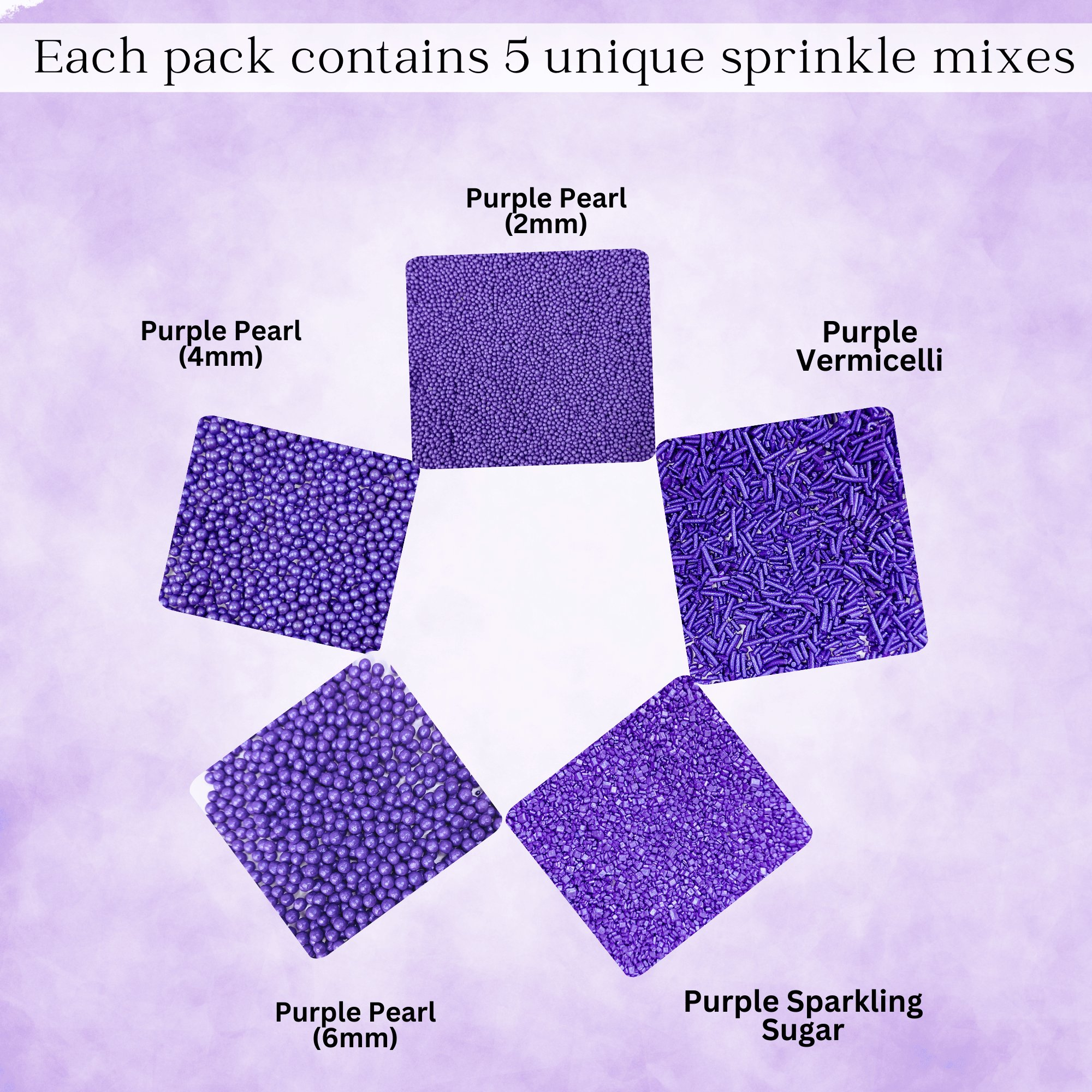 confect sprinkles for cakes cupcakes decoration usp 1purple