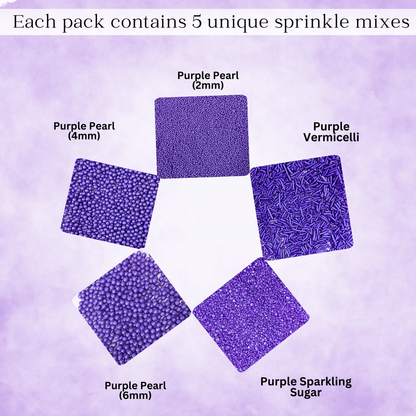 confect sprinkles for cakes cupcakes decoration usp 1purple