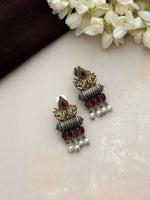 Thumbnail for trueBrowns Silver Gold Tone Stud Earrings - Distacart