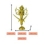 Thumbnail for Sowpeace Dhokra Craft / Goddess Durga Mahishasur Mardini Brass Decor