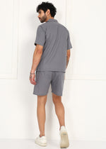 Thumbnail for Fabmade Slate Dove Linen Co-Ord Set - Distacart