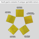 Thumbnail for confect sprinkles for cakes cupcakes decoration usp 8holy green copy