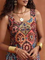 Thumbnail for trueBrowns Cola Print Straight Kurta Set