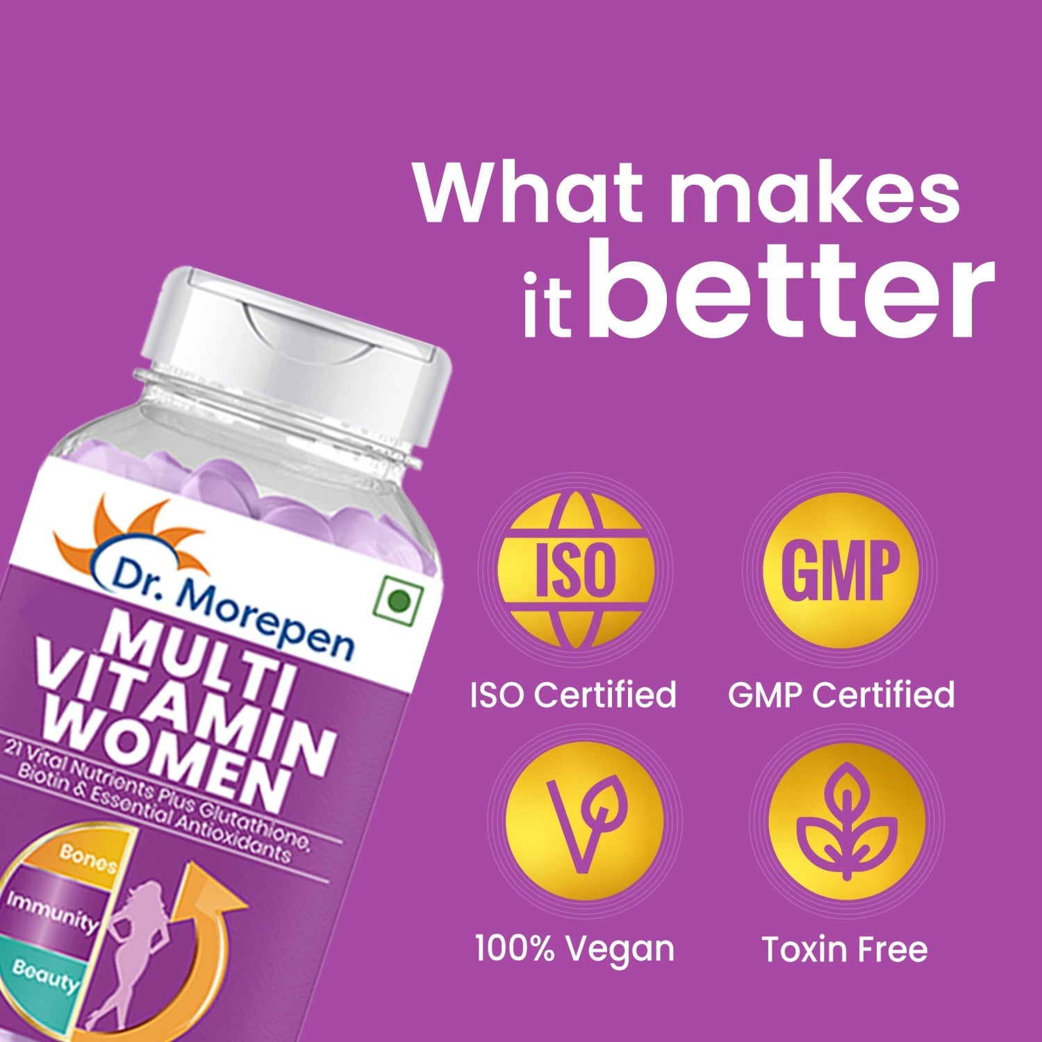 Dr Morpen Multivitamin Women And Biotin+ Advanced