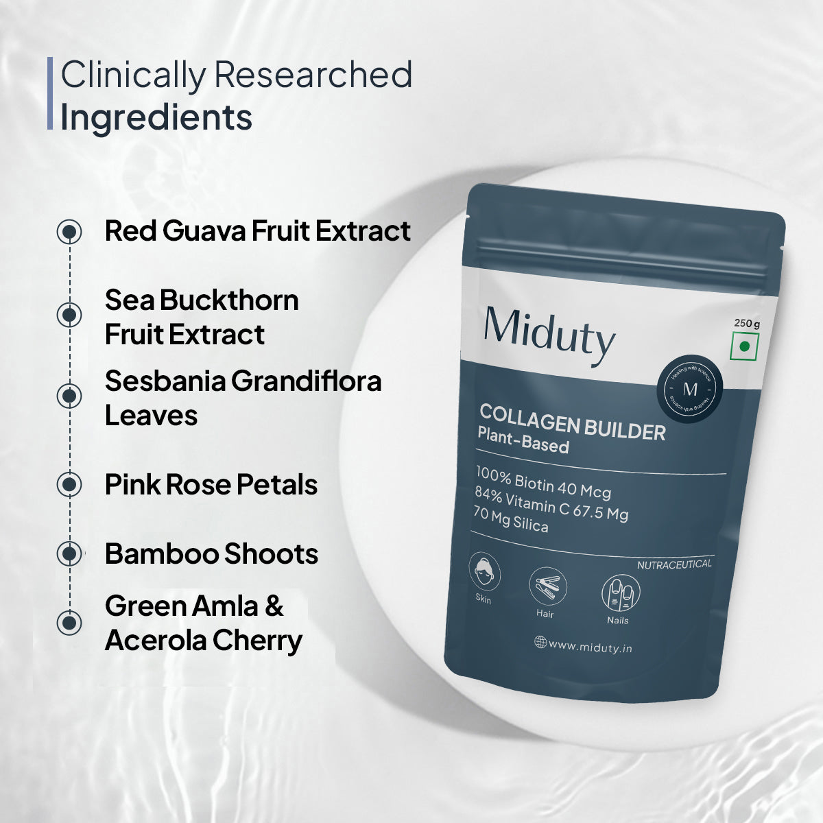 Miduty by Palak Notes Organic Plant Based Collagen