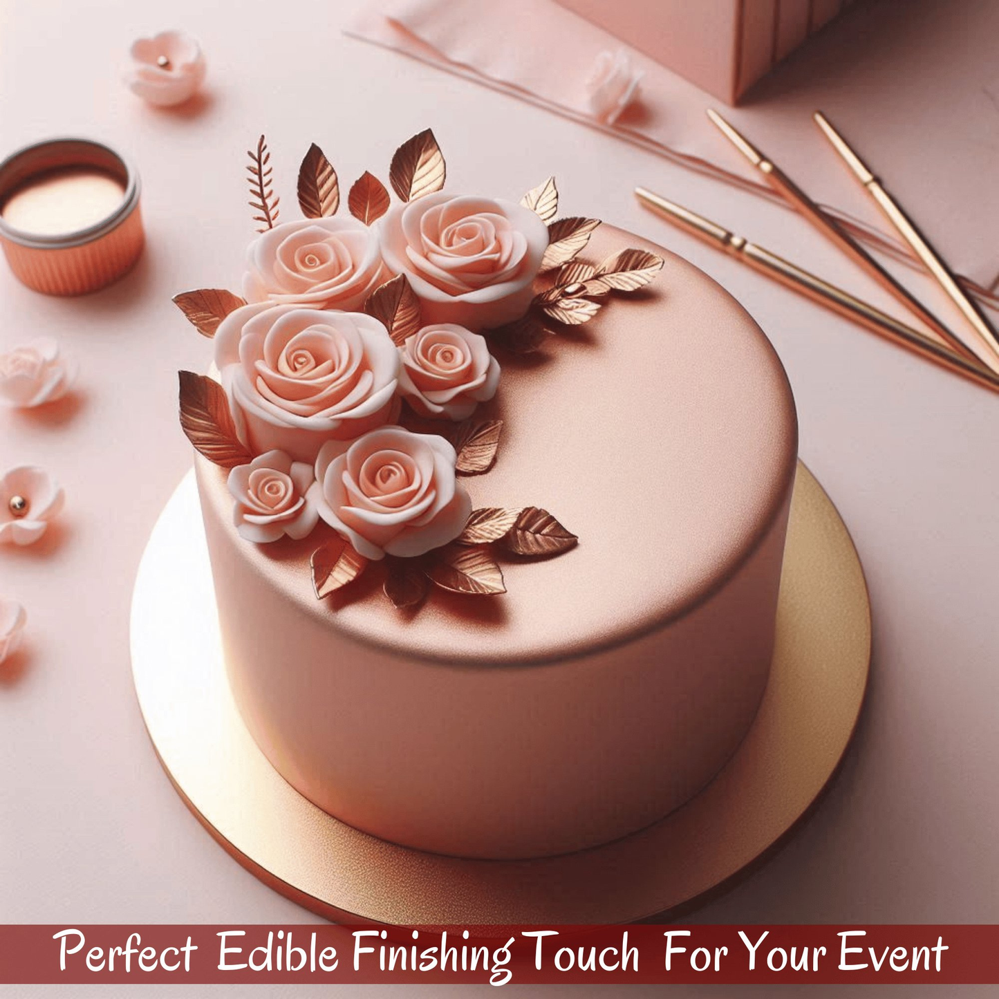 confect rose gold sugar paste br b 250 gms b