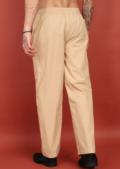 Fabmade Desert Sand Relaxed Fit Pyjama - Distacart