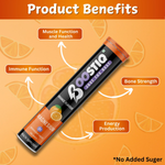 Thumbnail for BOOSTIQ Magnesium Effervescent Tablets - Orange Flavour - Distacart