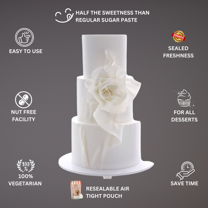 confect white sugarpaste br b 250 gms b