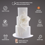 Thumbnail for confect white sugarpaste br b 250 gms b