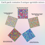 Thumbnail for confect rainbow magic sprinkles mix colourful celebration sprinkles for cake decor 140 gms rainbow sprinkles 01
