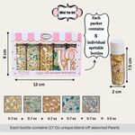 Thumbnail for confect baby shower sprinkles edible sprinkles for cake cupcake decoration pack of 5 baby shower 03