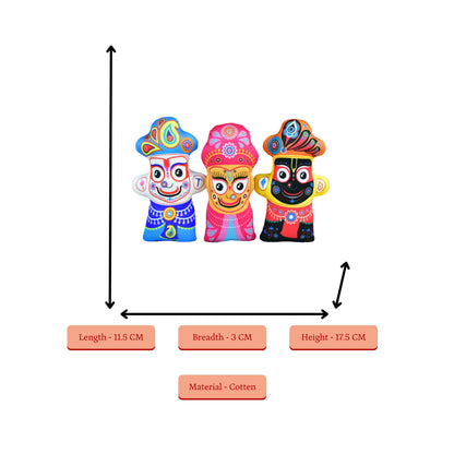 Sowpeace Stitched Cotton Jagannath Trio - Distacart