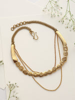 Thumbnail for trueBrowns Brass Rose Layererd Necklace - Distacart