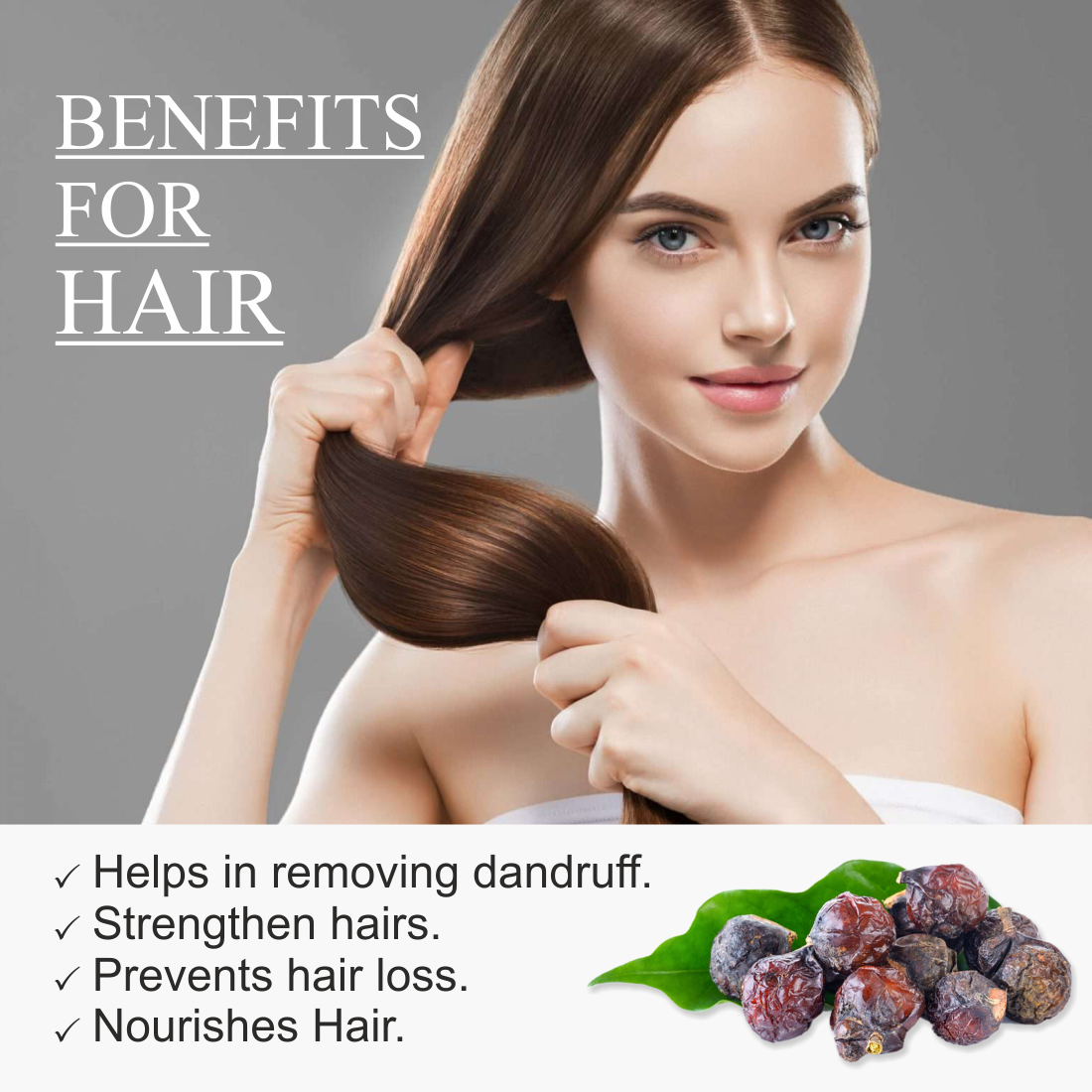 Nuerma Science Reetha powder For Skin & Hair - Distacart