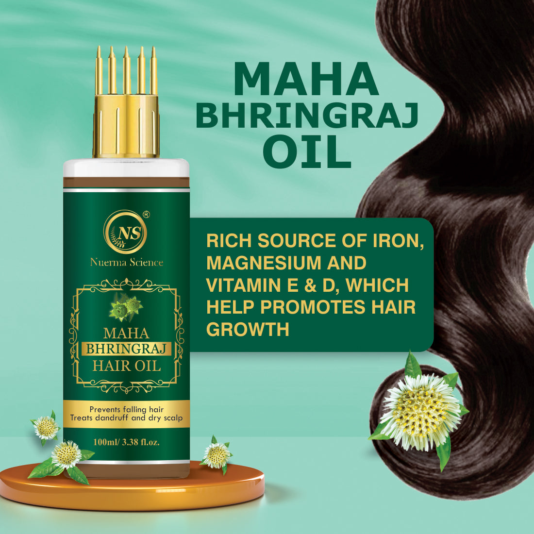 Nuerma Science Maha Bhringraj Hair Oil - Distacart