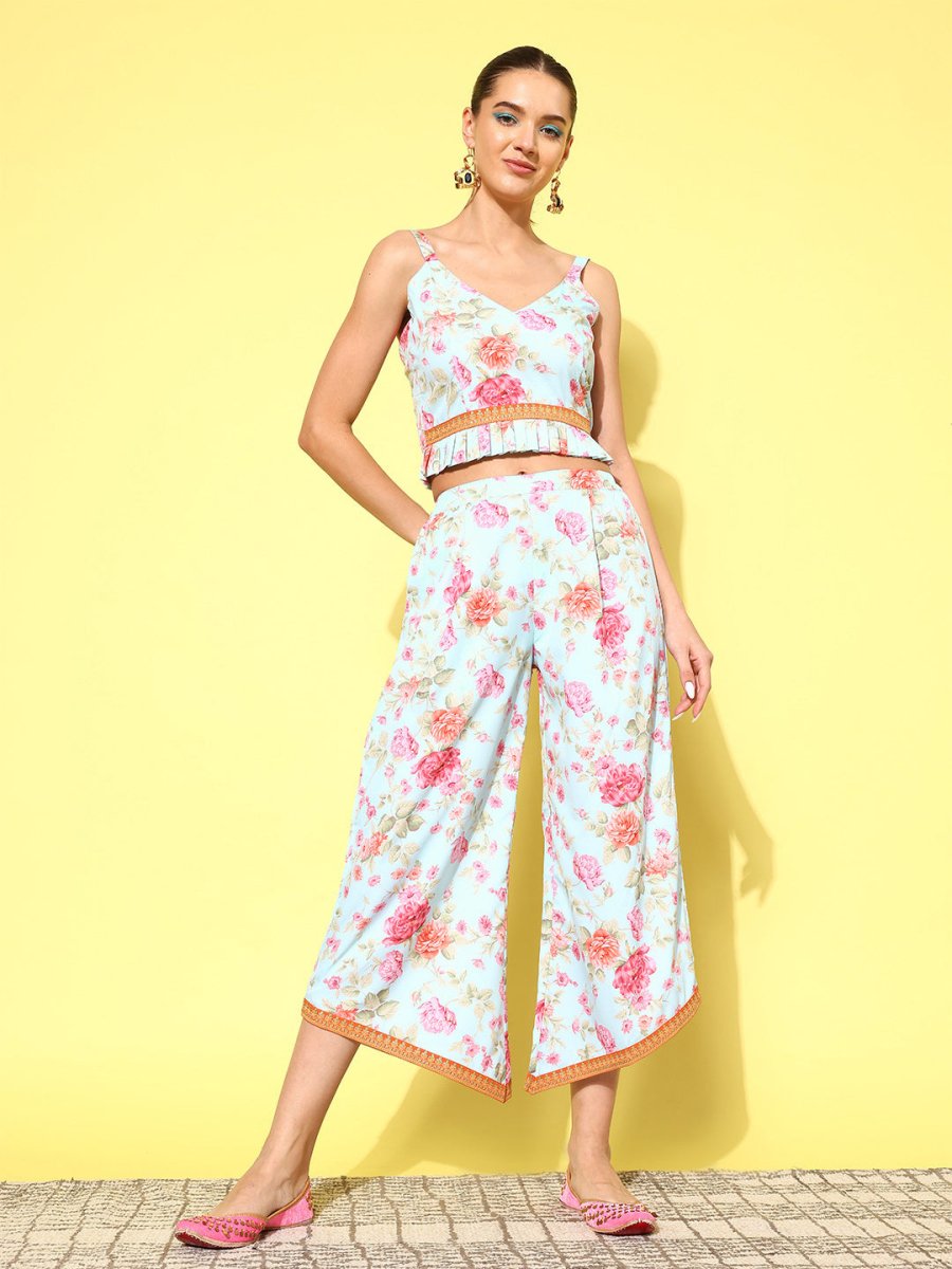 Ahalyaa Women Floral Printed Co-Ords - Distacart