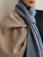 Thumbnail for trueBrowns Blue Reversible Woollen Stole